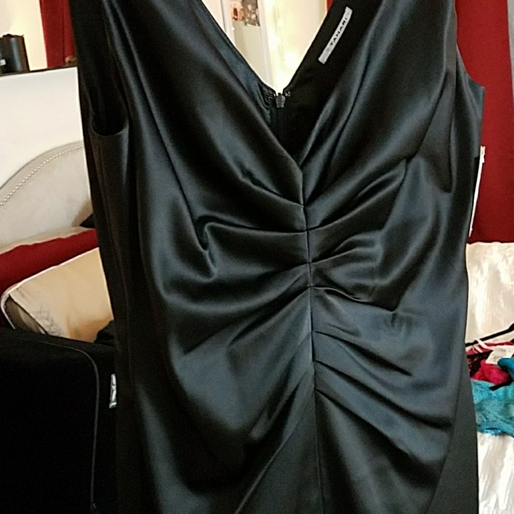 Tahari Black Dress